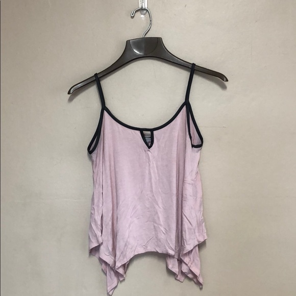 Charlotte Russe Tops - High-low blush tank top
